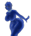 Ganrael Female Blue Sculpt (Shou).png