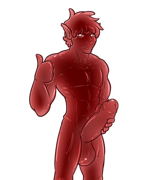 File:Ganrael Male Red Sculpt (Shou).png